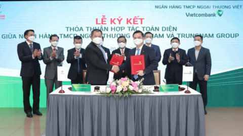 Vietcombank hợp tác toàn diện với Trungnam Group