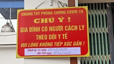 Đang cách ly vẫn tự ý ra ngoài, người đàn ông bị phạt 7,5 triệu đồng