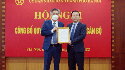Đồng chí Nguyễn Tiến Sỹ được bổ nhiệm làm Phó Giám đốc Sở Thông tin và Truyền thông Hà Nội