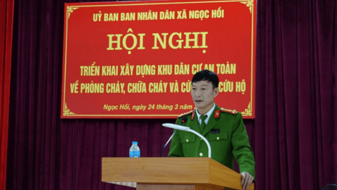 Xây dựng mô hình khu dân cư an toàn về PCCC&CNCH đầu tiên tại thành phố
