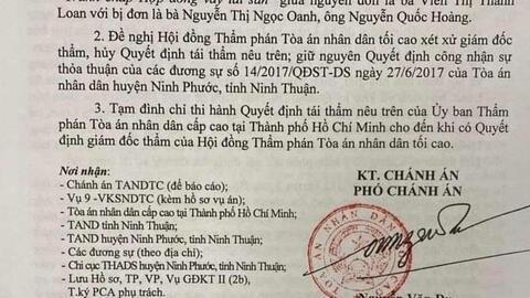 Chánh án huyện tìm đến cái chết khi bị tố “xử sai”: HĐTP TANDTC khẳng định Thẩm phán Nhuận đã xử đúng luật