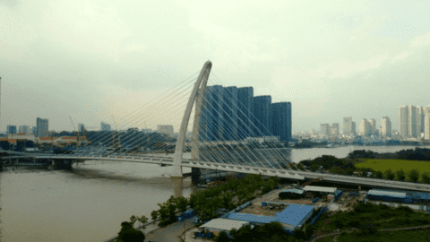 TP Hồ Chí Minh: Thông xe đường song hành đại lộ Võ Văn Kiệt