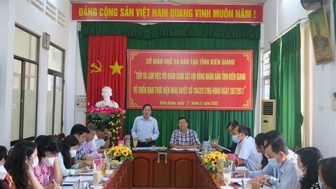 Kiên Giang từng bước hoàn thiện nguồn nhân lực ngành giáo dục