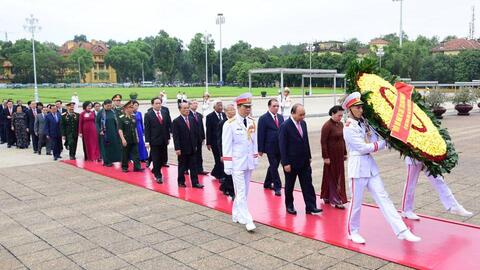 Lãnh đạo Đảng, Nhà nước vào Lăng viếng Chủ tịch Hồ Chí Minh