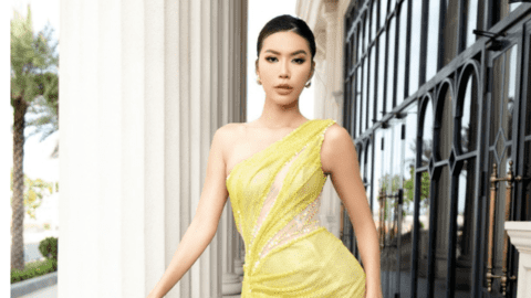 Vóc dáng “mình hạc xương mai” của Minh Tú