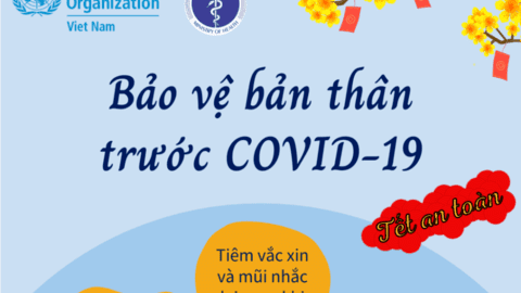 Bộ Y tế khuyến cáo người dân đeo khẩu trang khi đi mua sắm Tết
