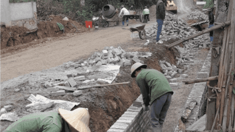 Nỗ lực xây dựng nông thôn mới nâng cao ở Phú Đình