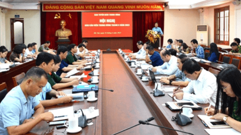 Ban Tuyên giáo Trung ương tổ chức Hội nghị báo cáo viên Trung ương tháng 6 năm 2023