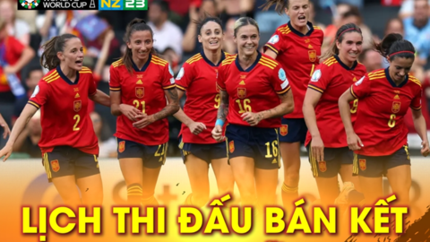 Lịch thi đấu bóng đá World Cup nữ 2023 hôm nay (15-8): Tây Ban Nha “đại chiến” Thụy Điển