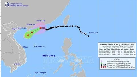 Hôm nay (9-10): Bão trên Biển Đông giật cấp 13 và không khí lạnh tăng cường