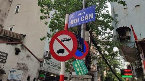 Hà Nội: Thí điểm điều chỉnh tổ chức giao thông tuyến phố Đội Cấn từ ngày 21-10