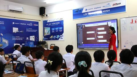 Lớp học thông minh: Giải pháp của VNPT giúp ngành giáo dục chuyển đổi số