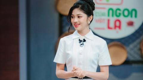 Á hậu Minh Kiên tự hào món cừu hầm nho của Ninh Thuận