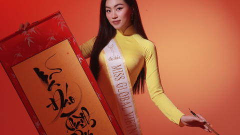 Quà đặc biệt Đoàn Thu Thuỷ tặng thí sinh Miss Global 2023