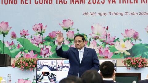 Thủ tướng Chính phủ Phạm Minh Chính dự hội nghị triển khai nhiệm vụ năm 2024 của Bộ Kế hoạch và Đầu tư
