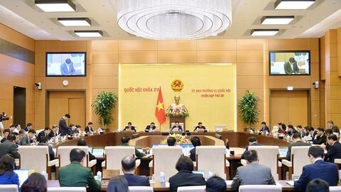 Hôm nay diễn ra Phiên họp thứ 30 của Ủy ban Thường vụ Quốc hội