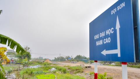 Khu đại học rộng thứ 2 Việt Nam đang xây dựng, tổng mức đầu tư 19.000 tỷ, đủ chỗ cho 80.000 sinh viên
