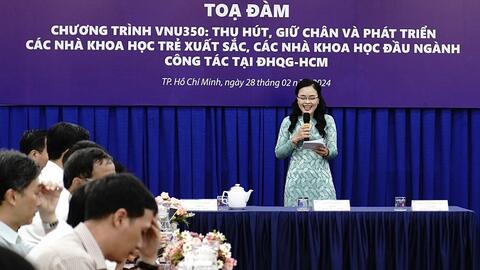 Đại học Quốc gia TP.HCM: Tiêu chuẩn để tham gia ứng tuyển chương trình VNU350?