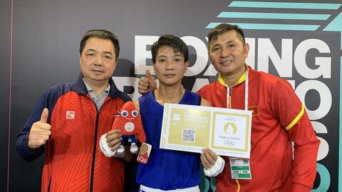 Võ sĩ boxing Kim Ánh giành suất dự Olympic Paris 2024
