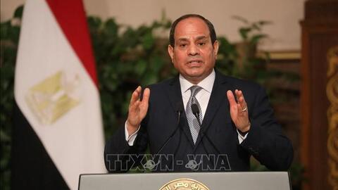Tổng thống Ai Cập El-Sisi sẽ tuyên thệ nhậm chức nhiệm kỳ 3 vào ngày 2-4