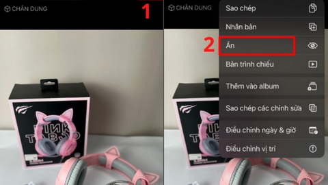 Cách ẩn và mở ảnh bị ẩn trên iPhone cực hay