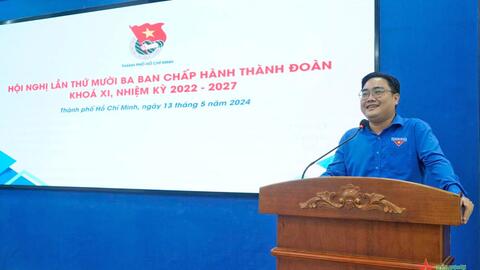 Đồng chí Ngô Minh Hải làm Bí thư Thành đoàn TP Hồ Chí Minh