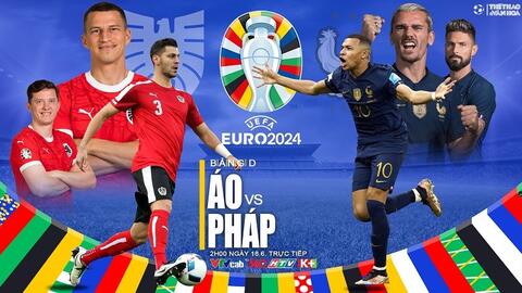 Lịch thi đấu Euro 2024 hôm nay (17-6): Đội Pháp ra quân