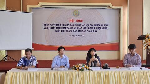 Cần thiết cấm các loại thuốc lá điện tử, thuốc lá nung nóng