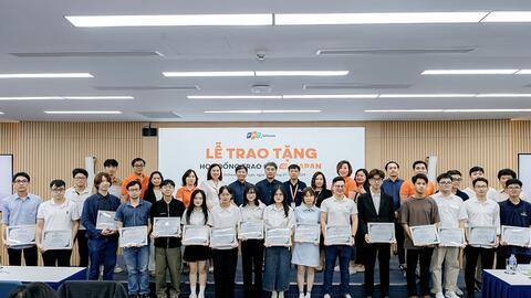 Trao học bổng cho sinh viên công nghệ thông tin Việt Nam tới Nhật Bản