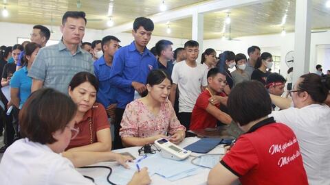 Ngày hội hiến máu tình nguyện “Giọt hồng biên cương” tại Hà Giang