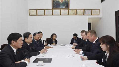 Chủ tịch Quốc hội Trần Thanh Mẫn tiếp Phó chủ tịch Hội đồng Cộng hòa Belarus