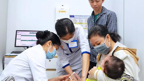 Việt Nam trở thành quốc gia có tỉ lệ bao phủ các loại vắc-xin ở mức cao