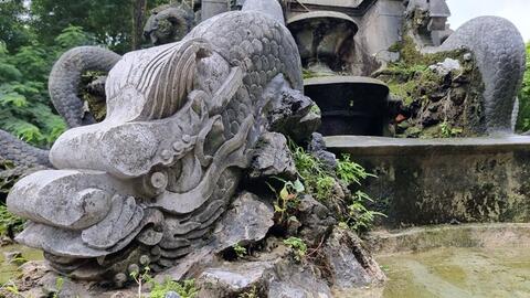 Hà Nội: Bắt đầu tu bổ tổng thể đài phun nước Con Cóc