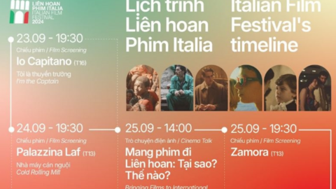 Liên hoan phim Italia 2024 đến với khán giả Thủ đô