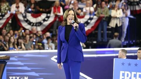 Bầu cử Tổng thống Mỹ 2024: Bà Kamala Harris huy động số tiền kỷ lục tại buổi gây quỹ ở New York