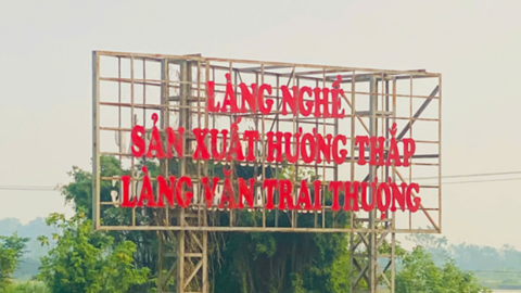 Làng hương truyền thống Văn Trai Thượng: Hương thơm từ thảo mộc
