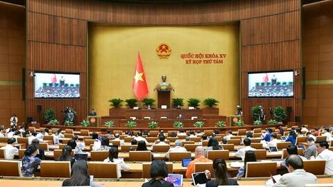 Hôm nay, Quốc hội thảo luận về việc sửa đổi, bổ sung Luật Sĩ quan QĐND Việt Nam