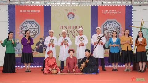 Dân ca ví, giặm Nghệ Tĩnh đồng hành cùng thế hệ hôm nay