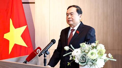 Chủ tịch Quốc hội Trần Thanh Mẫn và Phu nhân gặp gỡ cộng đồng người Việt Nam tại Nhật Bản