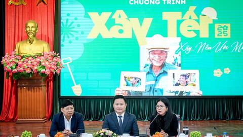 Chương trình Xây Tết 2025: “Xây nền ước mơ” của hơn 18.500 công nhân