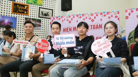 Cần khoảng 80.000 đơn vị máu điều trị và cấp cứu trước và sau Tết Nguyên đán 2025