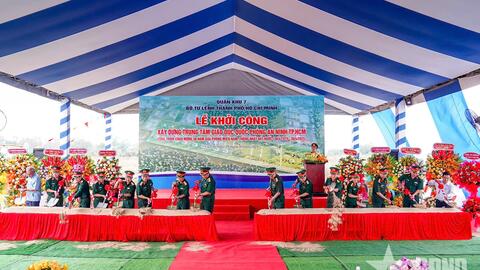Xây dựng Trung tâm Giáo dục Quốc phòng an ninh TP Hồ Chí Minh