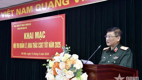 Học viện Kỹ thuật Quân sự tổ chức Hội thi Quản lý, khai thác cơ sở kỹ thuật tốt năm 2025