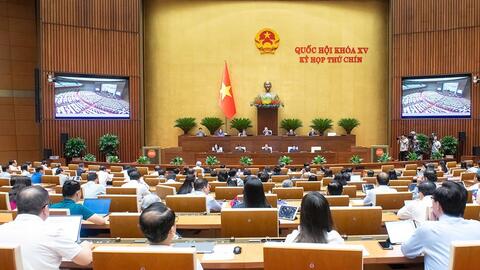 Kỳ họp thứ chín, Quốc hội khóa XV: Thảo luận về sửa đổi, bổ sung một số điều của Hiến pháp năm 2013