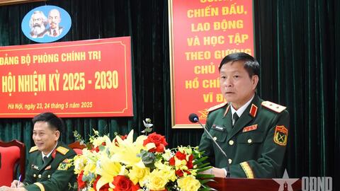 Đảng bộ Phòng Chính trị lãnh đạo tham mưu tiến hành hiệu quả hoạt động công tác Đảng, công tác chính trị