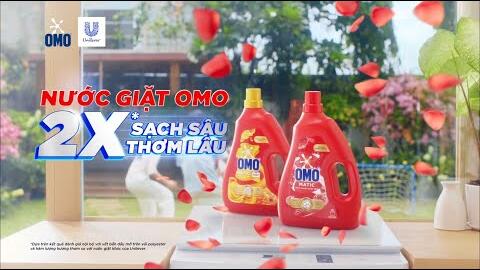 Nước giặt OMO MATIC mới: 2x(*) sạch sâu thơm lâu