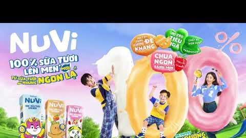 NUVI 100% SỮA TƯƠI LÊN MEN MỚI! TỪ SỮA TƯƠI NHƯNG NGON LẠ!