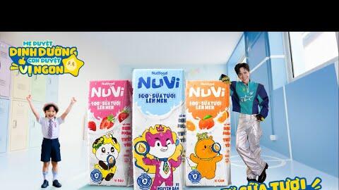 NUVI 100% SỮA TƯƠI LÊN MEN MỚI! MẸ DUYỆT DINH DƯỠNG, CON DUYỆT VỊ NGON!