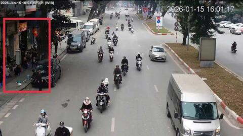 Hà Nội: Camera AI “phạt nguội” 5 trường hợp vi phạm trật tự đô thị