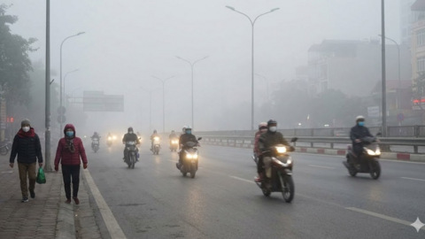 Thời tiết Hà Nội 19/1: Sáng sương mù dày đặc, trưa chiều hửng nắng bất ngờ